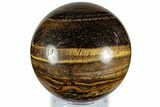 Polished Tiger's Eye Sphere - Top Quality #309176-1